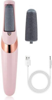 Rechargeable Electric Foot File Callus Remover 2 Heads Zh-70186