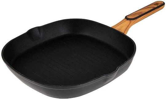 Bergner Multiclad Grill Pan Made of Aluminum with Non-Stick Interior Coating 28cm