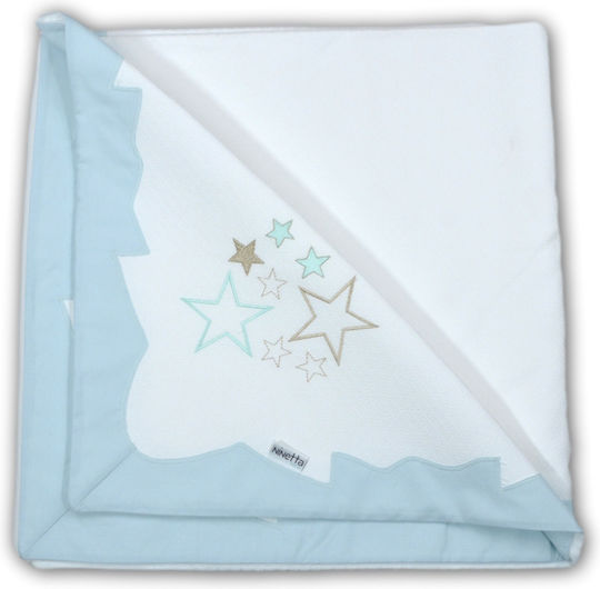 Ninetta Bebe Πάνα Αγκαλιάς Πικέ Stars 90x90εκ.