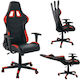 24Mall 001.c500256 Gaming Chair with Adjustable Arms Black