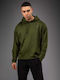 Sweatshirt with Hood Khaki