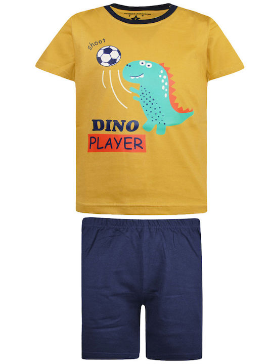 Energiers Kids' Pajamas Blue Dinosaur