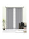 Voile Curtain Gray 270x270 Grommet