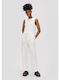 Damen Stoff Hose White