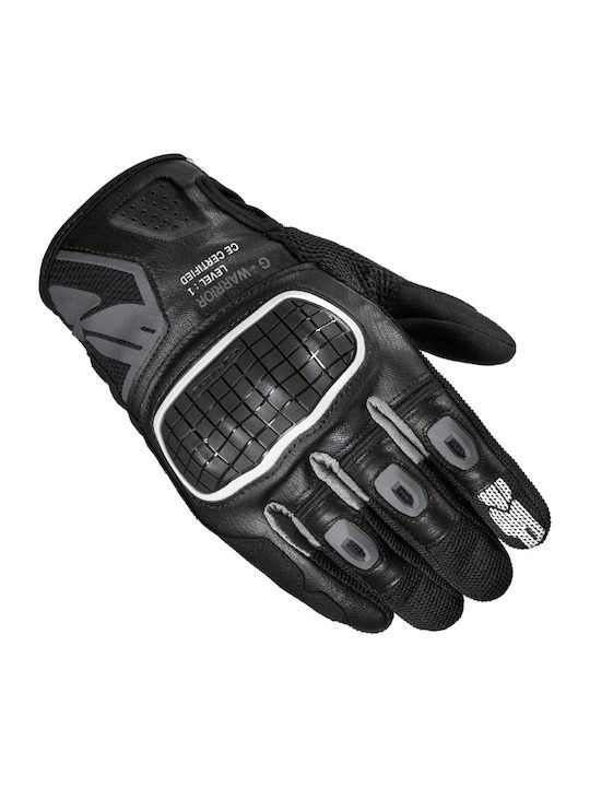 Spidi G-Warrior Men's Motorcycle Gloves Leather...