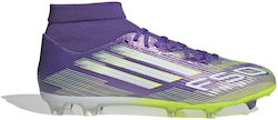 adidas F50 League Mid FG Ghete Fotbal Cu Crampoane Violet