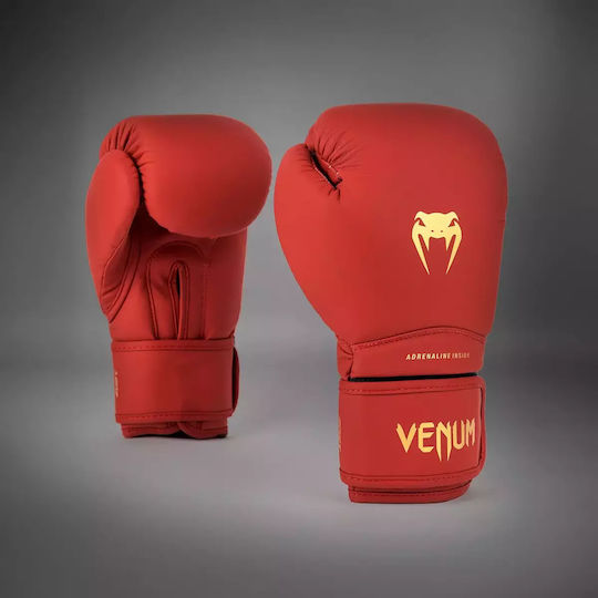 Venum Contender Боксови Ръкавици за Състезание Червени