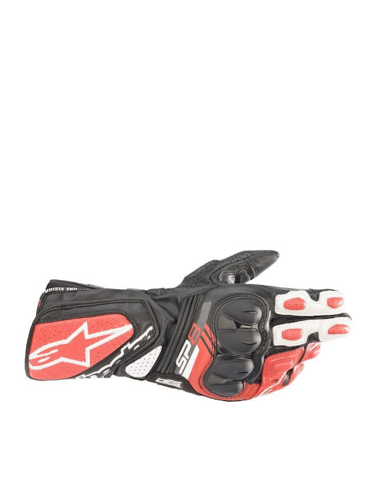 Alpinestars SP-8 V3 Men's Motorcycle Gloves Lea...