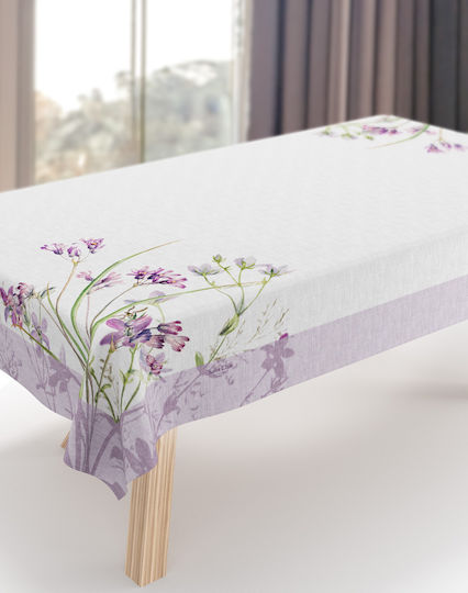 Saint Clair Τραπεζομάντηλο Αλέκιαστο Lilac 18 145x145εκ.