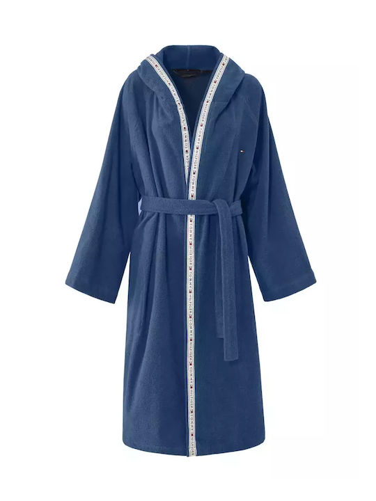 Tommy Hilfiger Μπουρνουζι Timeless Μπλε Electric Xlarge Xl