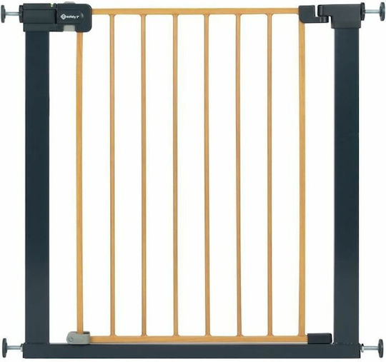 Safety 1st Easy Close Security Door Metal in Black Colour 80x80cm