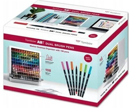 Tombow Zeichenmarker Mehrfarbig 108Stück