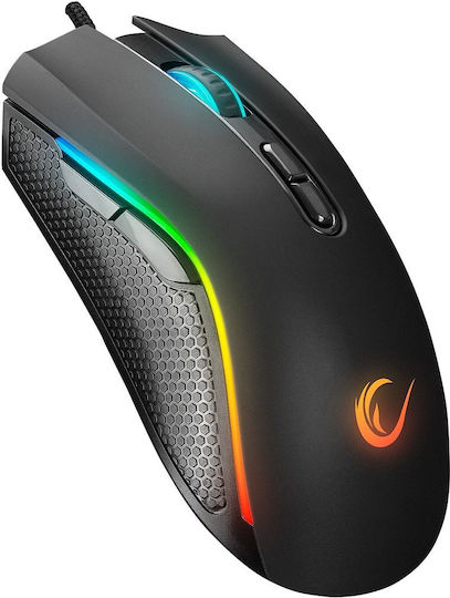 Rampage SMX-R44V2 RGB Gaming Ποντίκι 12800 DPI Μαύρο