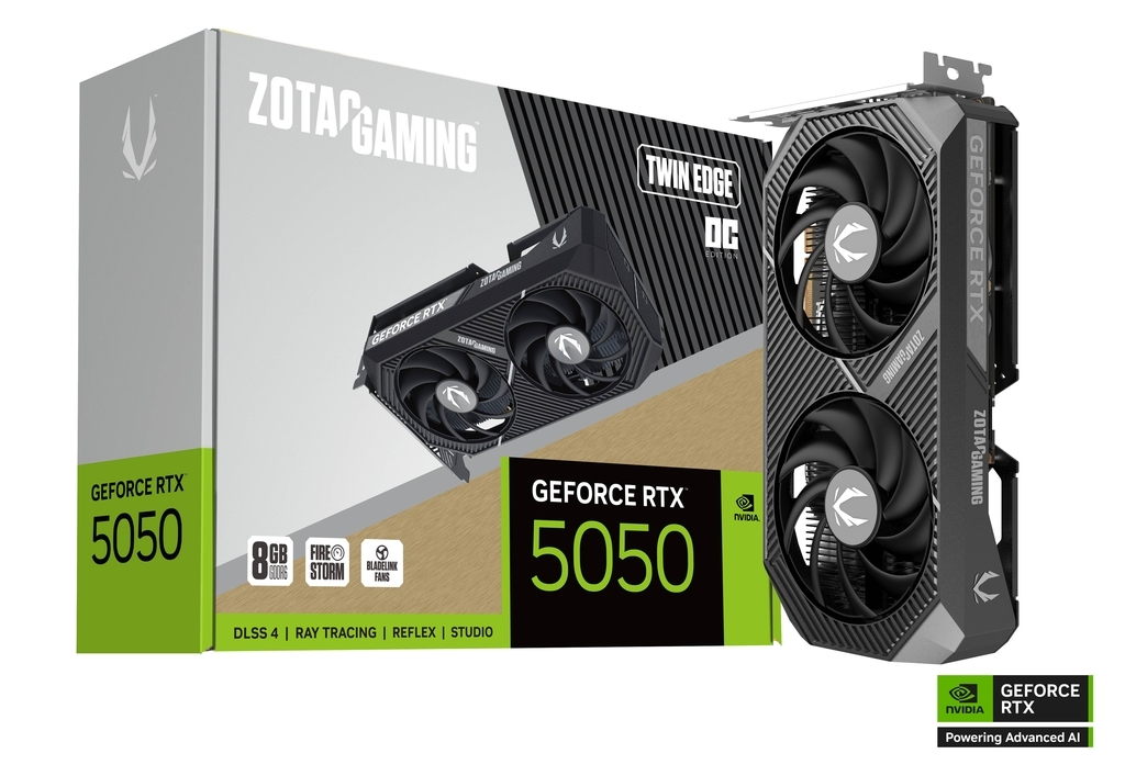 Zotac GeForce RTX 5050 8GB GDDR6 Twin Edge OC Κάρτα Γραφικών