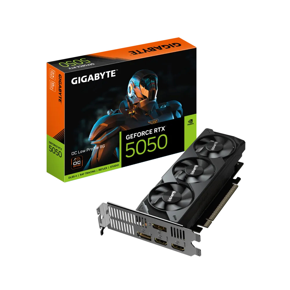 Gigabyte GeForce RTX 5050 8GB GDDR6 OC Low Profile Κάρτα Γραφικών