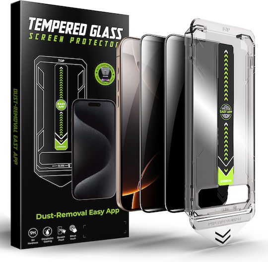 Techsuit Privacy Tempered Glass 2τμχ (iPhone 13 Pro Max)
