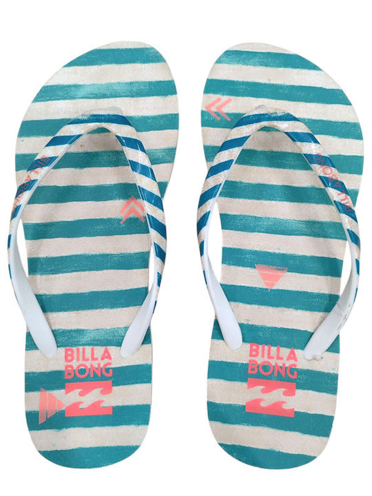 Billabong Zoey Σαγιονάρες σε Πράσινο Χρώμα
