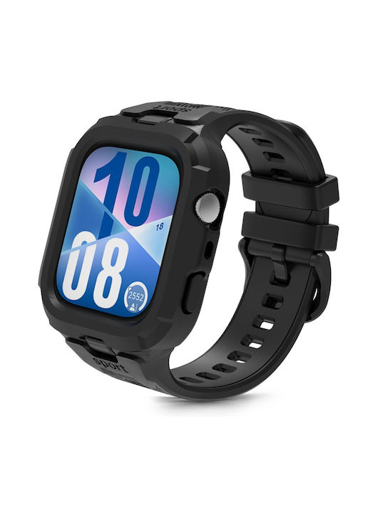 Tech-Protect Silikonhülle in Schwarz Farbe für Huawei Watch Fit 3, 4, 4 Pro Tech-Protect Silikonhülle in Schwarz Farbe für Huawei Watch Fit 3, 4, 4 Pro