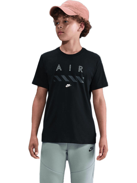 Παιδικό T-shirt Μαύρο Air