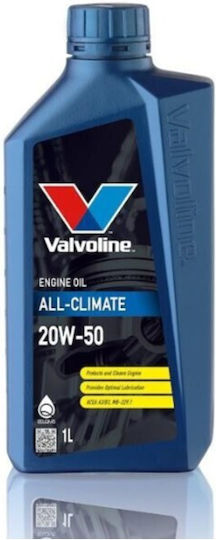 Valvoline All-Climate Συνθετικό Λάδι Αυτοκινήτου 20W-50 1lt