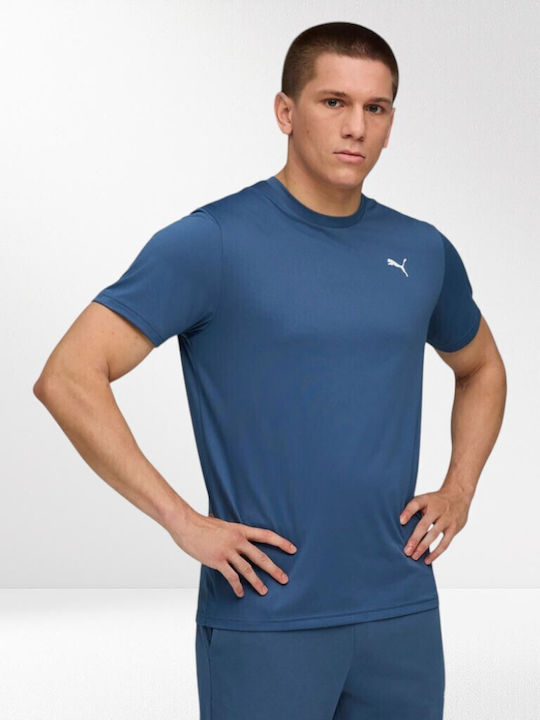 Essentials Sportliches T-Shirt Blau