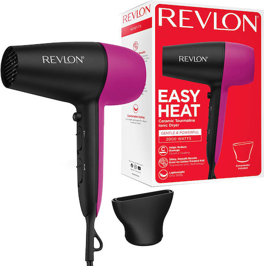 Revlon Easy Heat Ionic Επαγγελματικό Πιστολάκι Μαλλιών 2000W