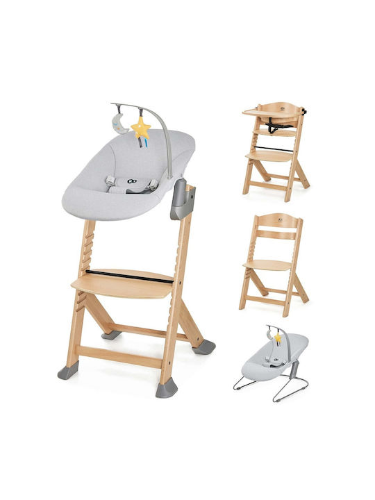 Kinderkraft Enock & Bouncer Calmee Baby Hochstuhl 2 in 1 Braune