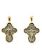 Cross with the Crucified from Gold Plated Silver