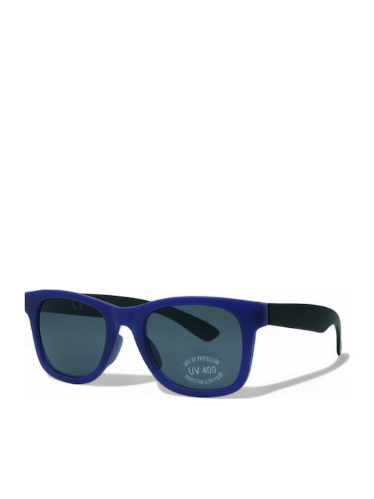 Optosquad Quadratische Kinder-Sonnenbrillen Blau