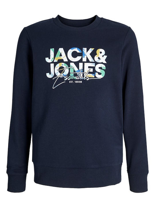 Jack & Jones Παιδικό Φούτερ Μπλε Color Splash