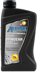 Alpine Car Gear Oil for Manual Transmission and Differential 75W-90 1L