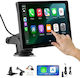 Car Stereo Vevor Radio Carplay Touch Screen 9 Apple Android Automatic Reverse Camera
