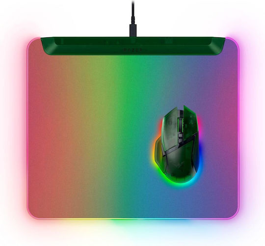 Razer Firefly V2 Pro Gaming Mouse Pad Medium 335mm with RGB Lighting via USB Green RZ02-04920300-R3M1