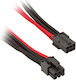 Silverstone Pcie 6-pin Pcie 6-pin 0.25m Μαύρο-κόκκινο Sst-pp07-ide6br