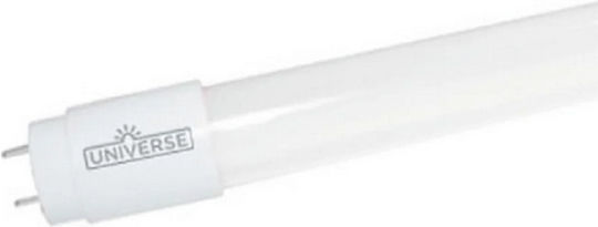 Universe Λάμπα LED 24W Τύπου Φθορίου 150εκ. για Ντουί G13 και Σχήμα T8 Ψυχρό Λευκό 2400lm