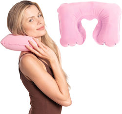 Aufblasbares Reisekopfkissen Rosa Aufblasbares Reisekopfkissen Rosa