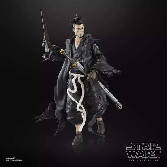 Hasbro Star Wars: Star Wars: Visions Black Series The Ronin Action Figure Height 15cm Scale 1:11