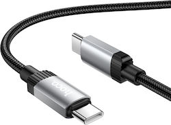 Hoco X117 Star USB 3.2 USB-C masculin - USB-C 60W 1m (GER-HC-X117TCTC-BK)