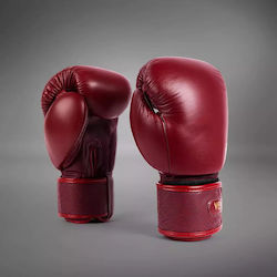 Venum Boxhandschuhe Leder für Kampf Rot