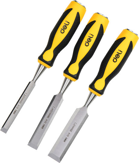 Deli 25mm with Non-Slip Handle 3pcs