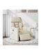 Relaxsessel Friseurwaschbecken Cream 72x90x99cm