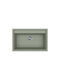 Karag Sintesi 130 Drop-In Kitchen Sink Made of Liquid Granite L79xW50cm Green