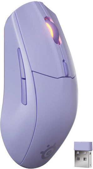 SteelSeries Rival 3 Gen2 Ασύρματο RGB Gaming Ποντίκι 8500 DPI Μωβ