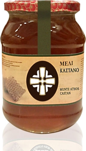 Mount Athos Chestnut Honey – Holy Cell of the Transfiguration of Xiropotamos – Mount Athos