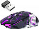 Q13 Безжична RGB Геймърска Мишка Черен