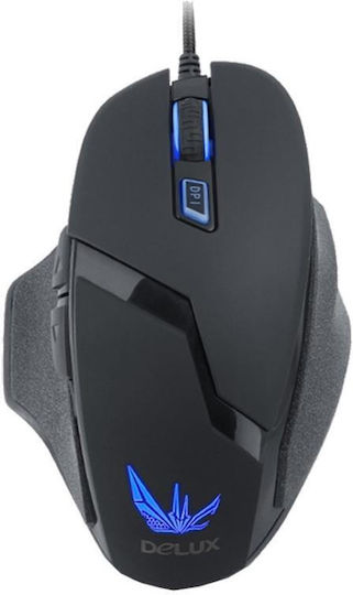 Delux M612 Gaming Mouse 4000 DPI Black