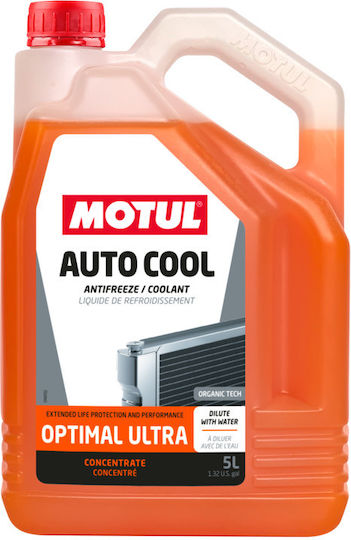 Motul Auto Cool Optimal Ultra Концентриран антифриз за охладителна течност Автомобил 5лт