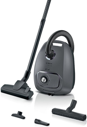 Bosch BGL41GR3H Ηλεκτρική Σκούπα 600W με Σακούλα 4lt Γκρι