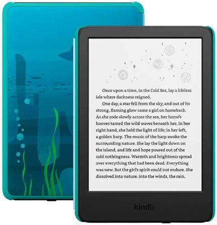 Amazon Kindle Kids (2024) Ocean Explorer mit Touchscreen 6" (16GB) Schwarz