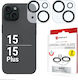 Displex Camera Protection Tempered Glass for the iPhone 15 / 15 Plus